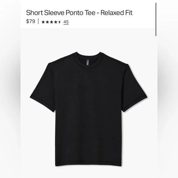 2ND RESTOCK Vuori Men’s “Ponto” Performance Tee (L) *RELAXED FIT* - Picture 4 of 9